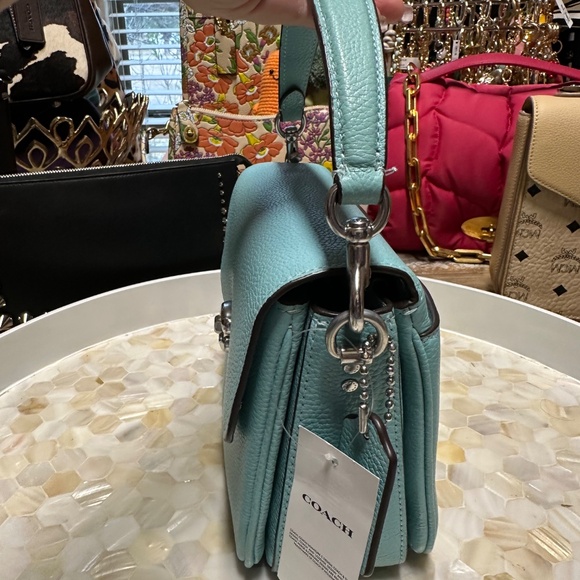 NWT Coach Cassie 19 Tiffany Blue color Rare! So Nice. - Picture 4 of 12